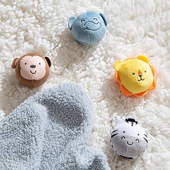 Amazon.com: Melissa & Doug Rollables Safari Friends Infant